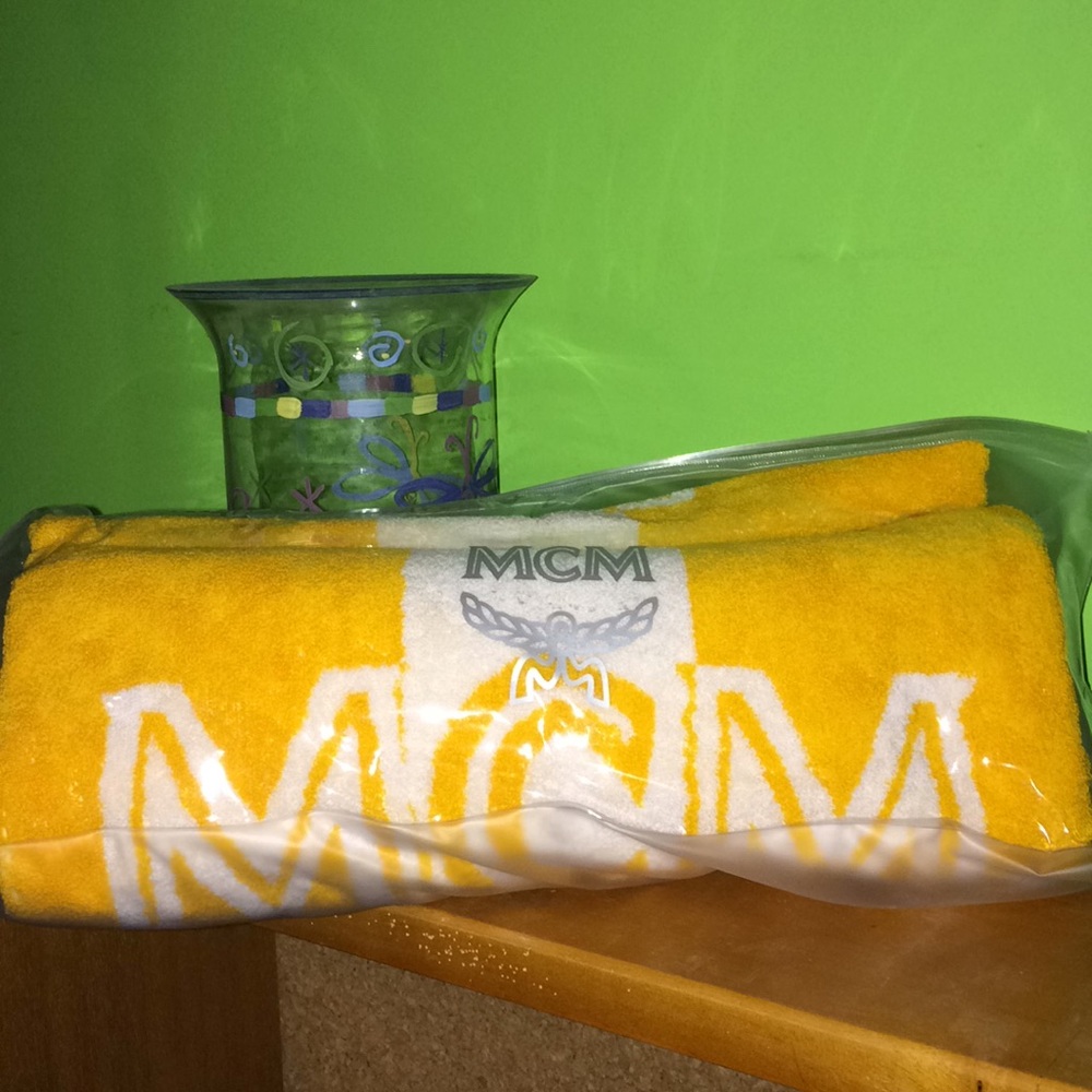 MCM beach towel